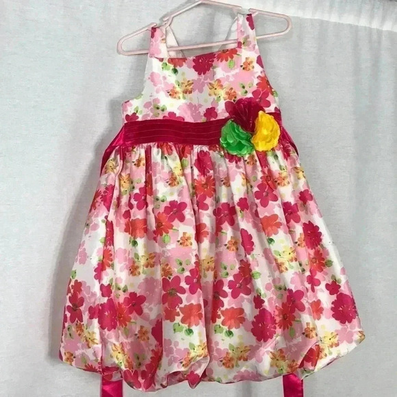 Nanette Girl Floral Dress Size 4 - Picture 1 of 5
